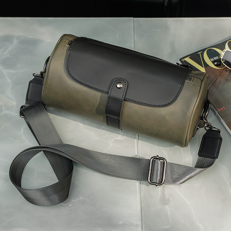 Túi trống thời trang da PU cao cấp, túi đeo chéo