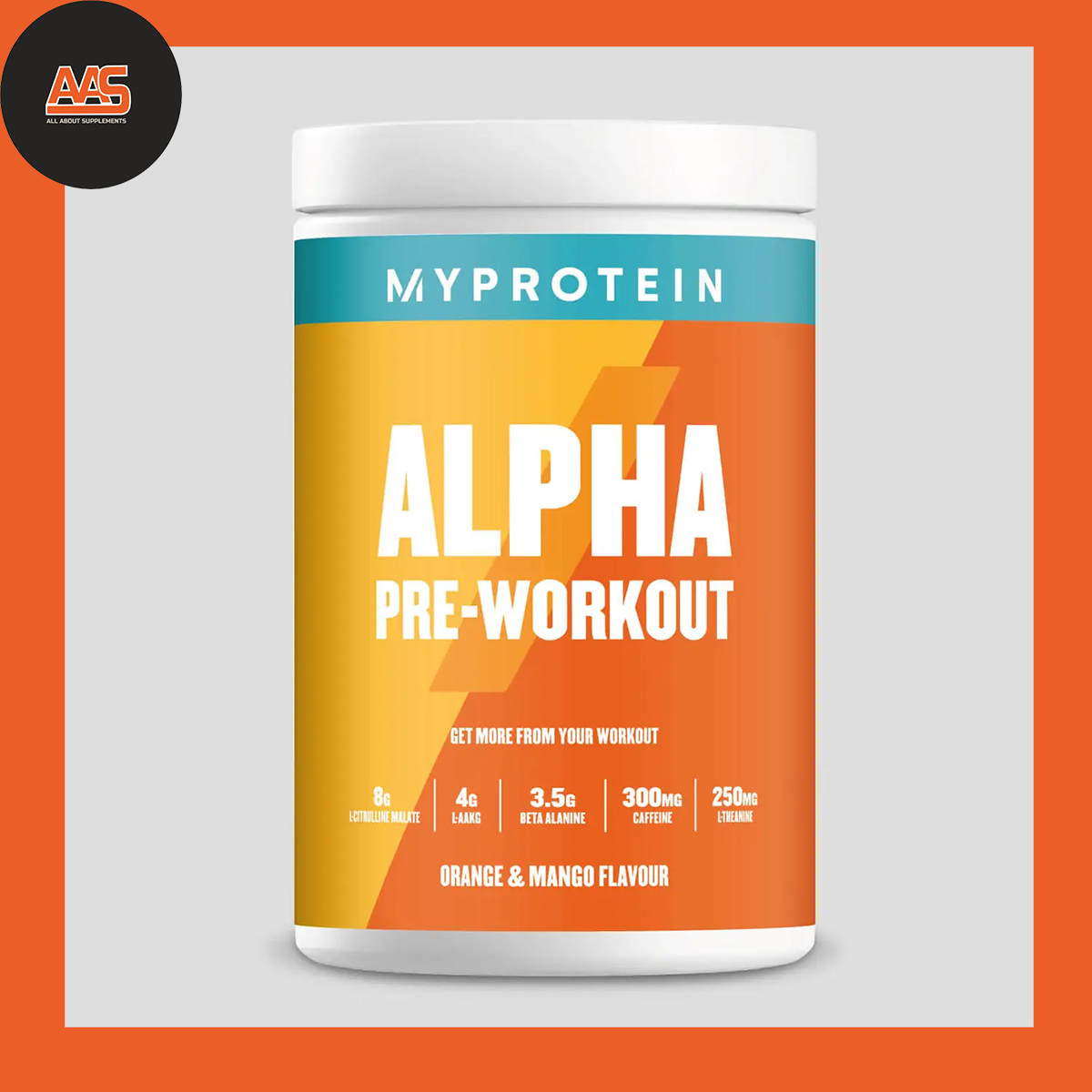 Pre-workout - myprotein - alpha pre-workout - 30 servings - tăng sức mạnh tập trung tỉnh táo cực mạnh - từ anh