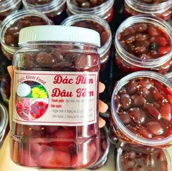 Hủ 1kg Hạt Đác Rim Dâu Tằm - Dâu Tằm Tuơi Rim Cực Ngon - thức uống giải khát thơm ngon