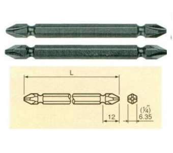 Mũi vặn vít 2 đầu Vessel NHẬT BẢN M-A14