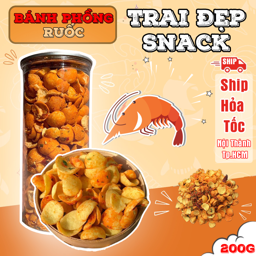 Bánh phồng ruốc tẩm tép hành trai đẹp 200g
