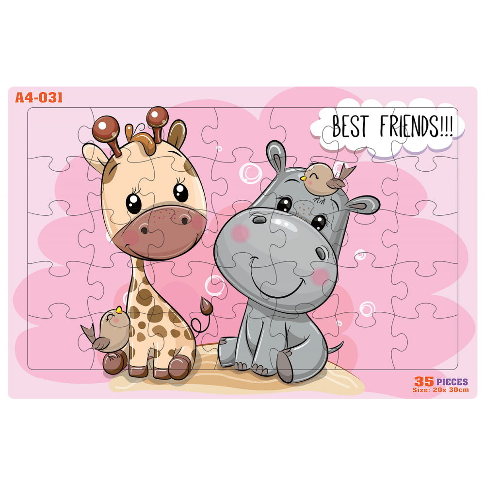 Tranh ghép hình 35 mảnh / best friends