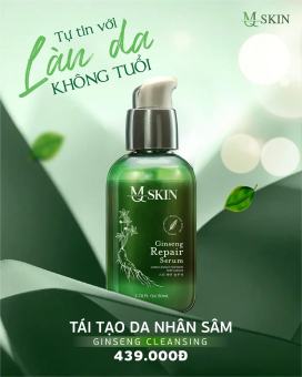 SERUM TÁI TẠO DA NHÂN SÂM MQ SKIN CHÍNH HÃNG 100%