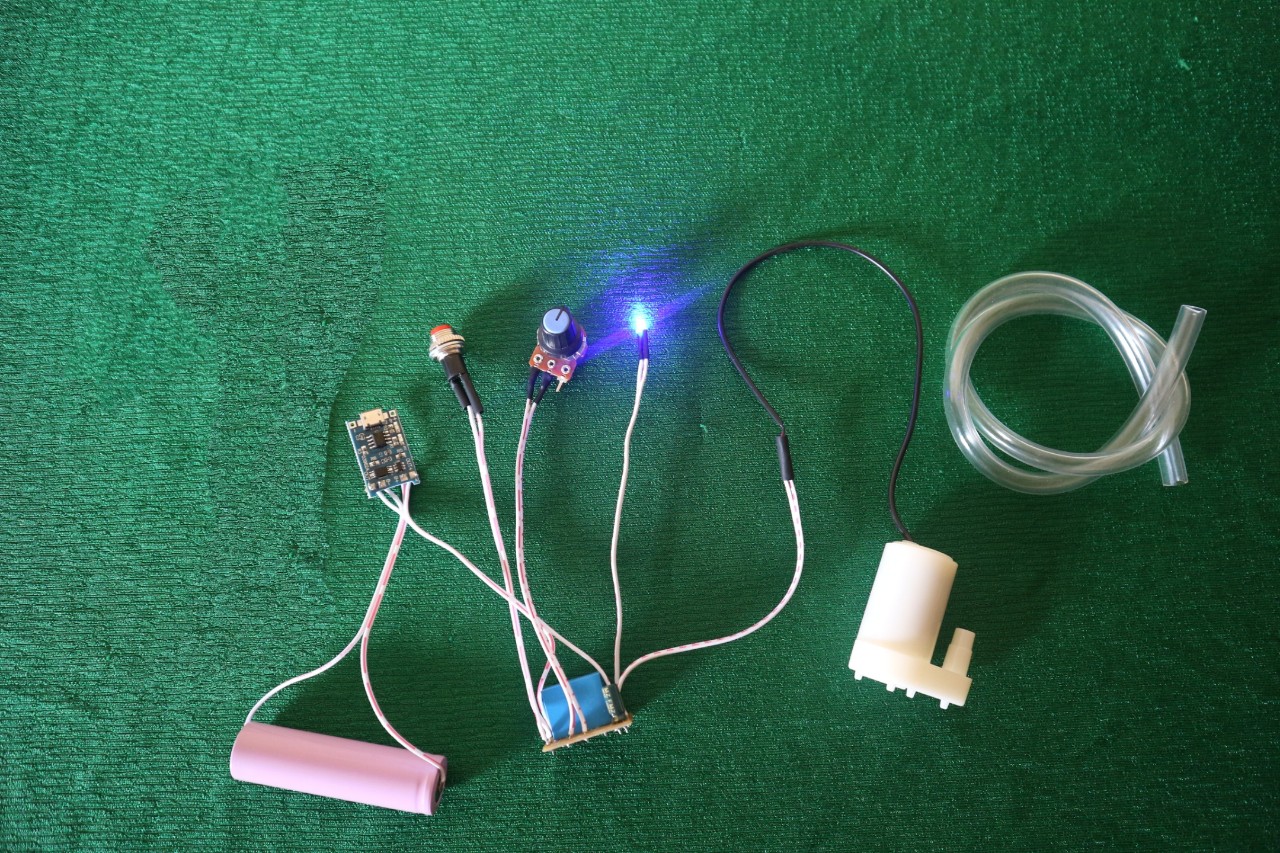 Combo mạch chế bình rót ruou tự động 3v7 hàn sẵn