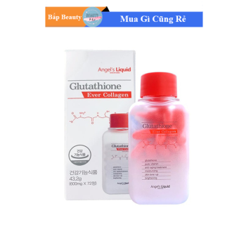 Viên uống trắng da Angels Liquid Glutathione Ever Collagen Hàn Quốc (Hộp 72 viên)