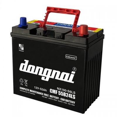 Bình ắc quy 12v khô miễn bảo dưỡng đồng nai cmf 55b24ls | 12v - 52ah