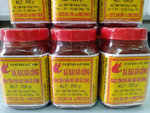 MẮM TÔM CHÀ BÀ HAI GÒ CÔNG - hủ 250g