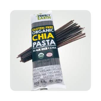 Bún gạo lứt đen và hạt chia hữu cơ 225gr - Perfect Earth Organic