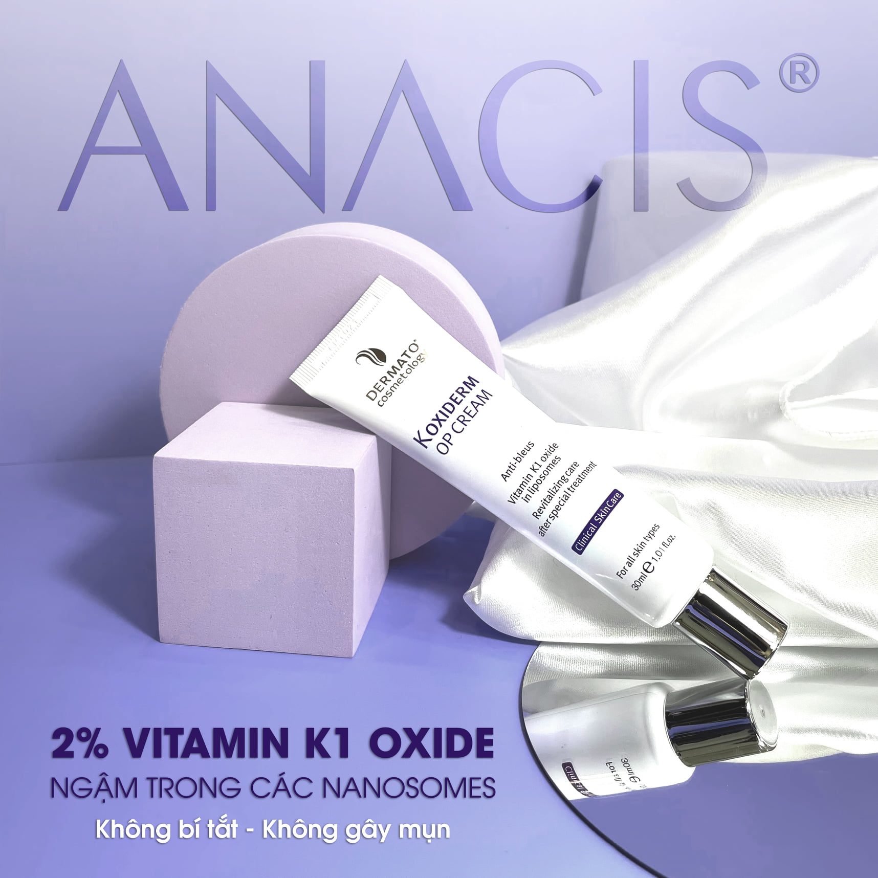 Kem Phục Hồi Vitamin K Dịu Da Tức Thì KOXIDERM OP CREAM 30ml