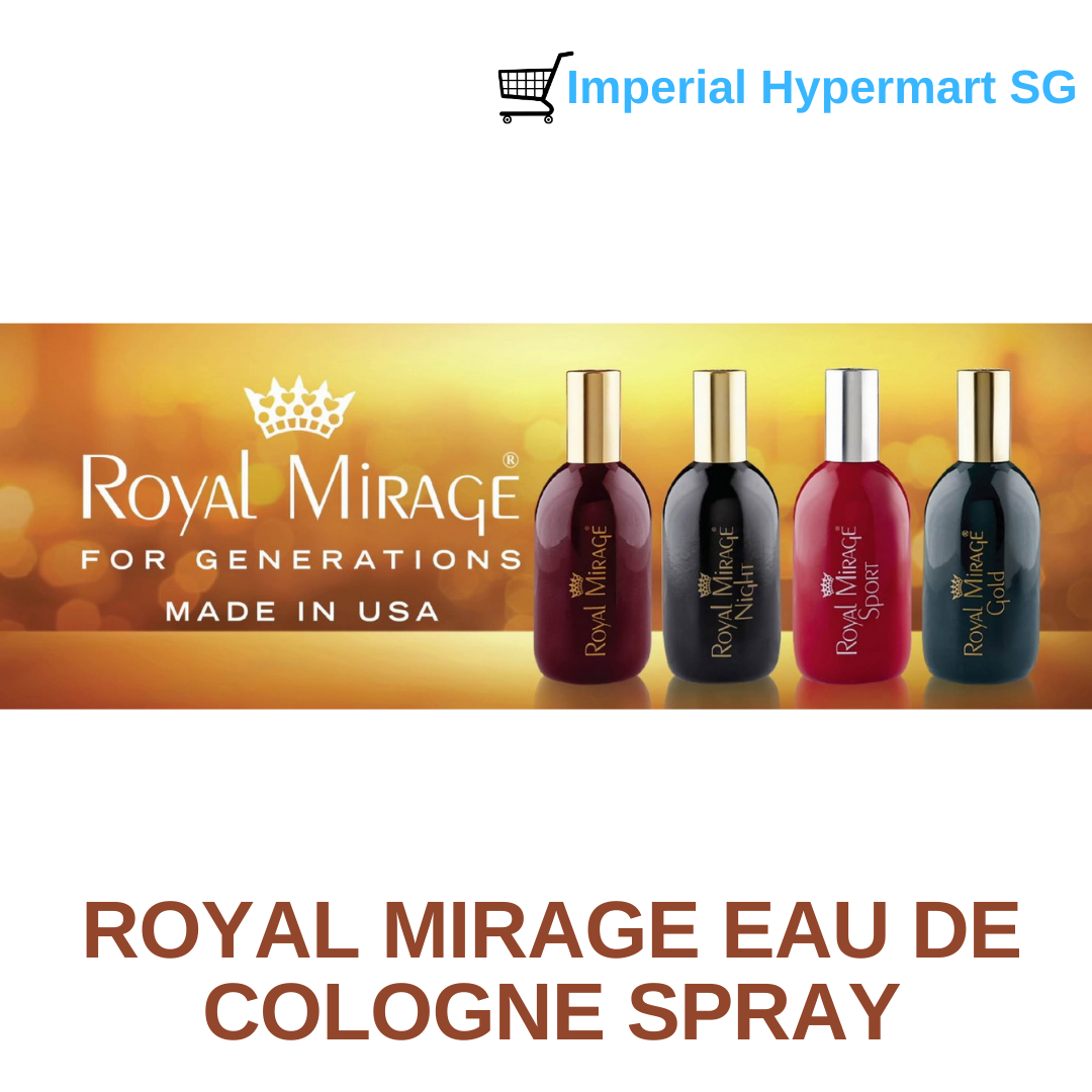 Royal Mirage Eau De Cologne Pure Oud 120ml