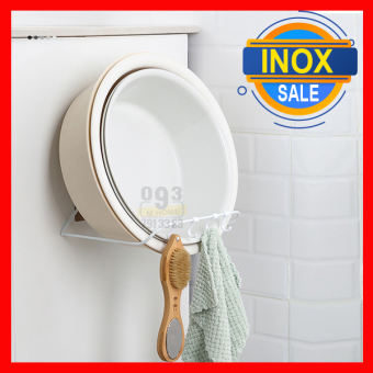 Móc Treo Inox Dán Tường Tiện Ích, Kệ để thau chậu Kích thước 20x22 cm