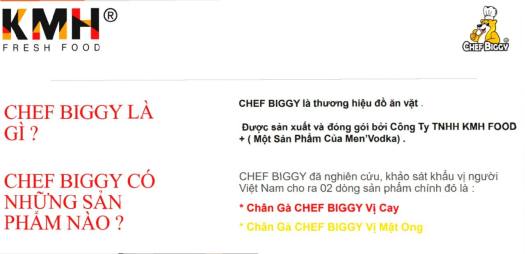 20 Chiếc Chân Gà CHEF BIGGY vị Cay