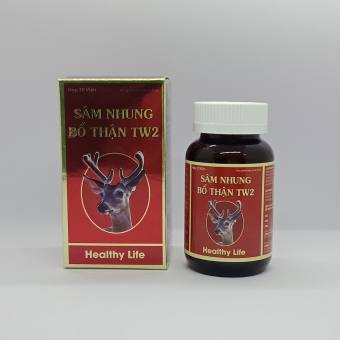 Sâm Nhung Bổ Thận TW2 - Bổ thận, hết tiểu đêm, đau lưng, mỏi gối - Bổ Thận TW2 - Lọ 30 viên