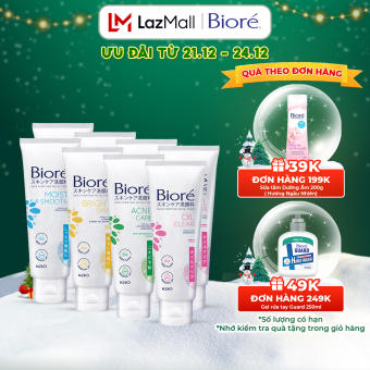 Combo 2 Biore Sữa rửa mặt 100 g