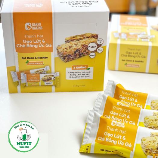 Thanh Hạt Gạo Lứt & Chà Bông Ức Gà