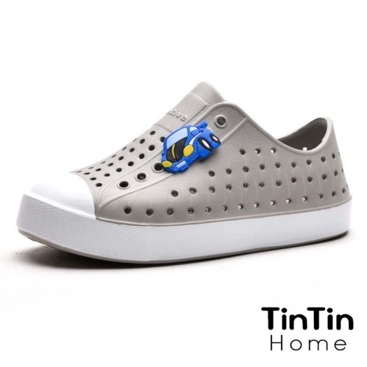 ✹ Giày nhựa đi mưa đi biển WNC NATIVE - Chất liệu nhựa xốp siêu nhẹ đế chống trơn không thấm nước - 2 màu tương phản