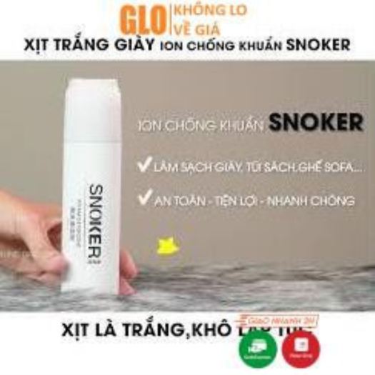 ☒❆ Chai Xịt Bọt Vệ Sinh Sạch Giày Snoker/Sneaker Không Cần Giặt GloShop