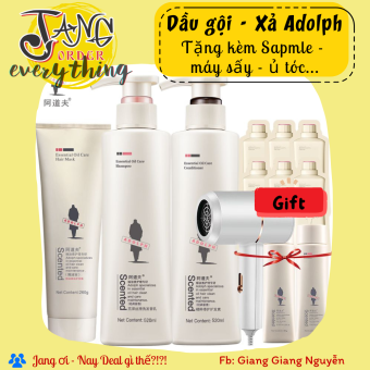 Bộ dầu gội + Dầu xả Adolph