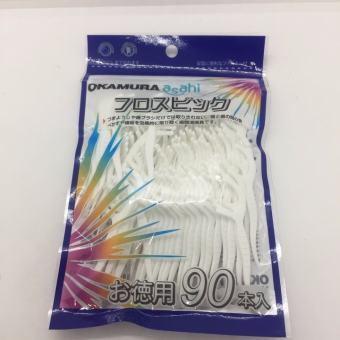 Tăm chỉ nha khoa gói 90 cây Okamura