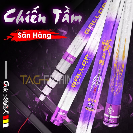 Cần tay guide chiến tầm, cần chiến tầm săn hàng, cần tay chính hãng , cần câu cá