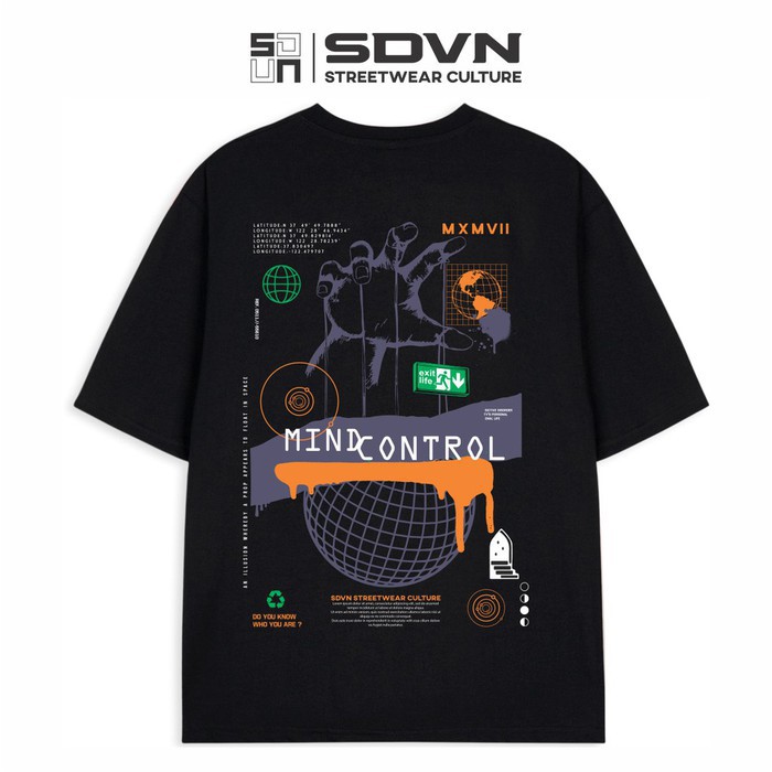 Áo Thun Unisex Form rộng - Brand Chính Hãng SDVN - Mind Control