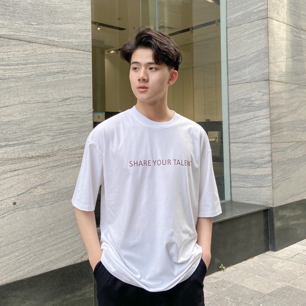 Áo phông form rộng share your talent - áo form rộng - áo phông 3158 - áo phông cao cấp - mặc thoải mái - áo phông nam nữ đẹp