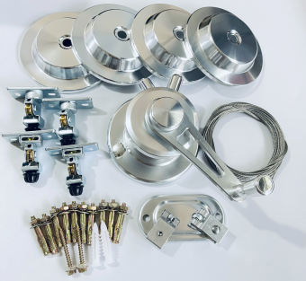 Giàn phơi quần áo thông minh, Giàn phơi cao cấp ĐÃ CÓ 2 Thanh Phơi nhôm, Giàn treo quần áo, giàn phơi thông minh, giàn phơi quay gắn trần