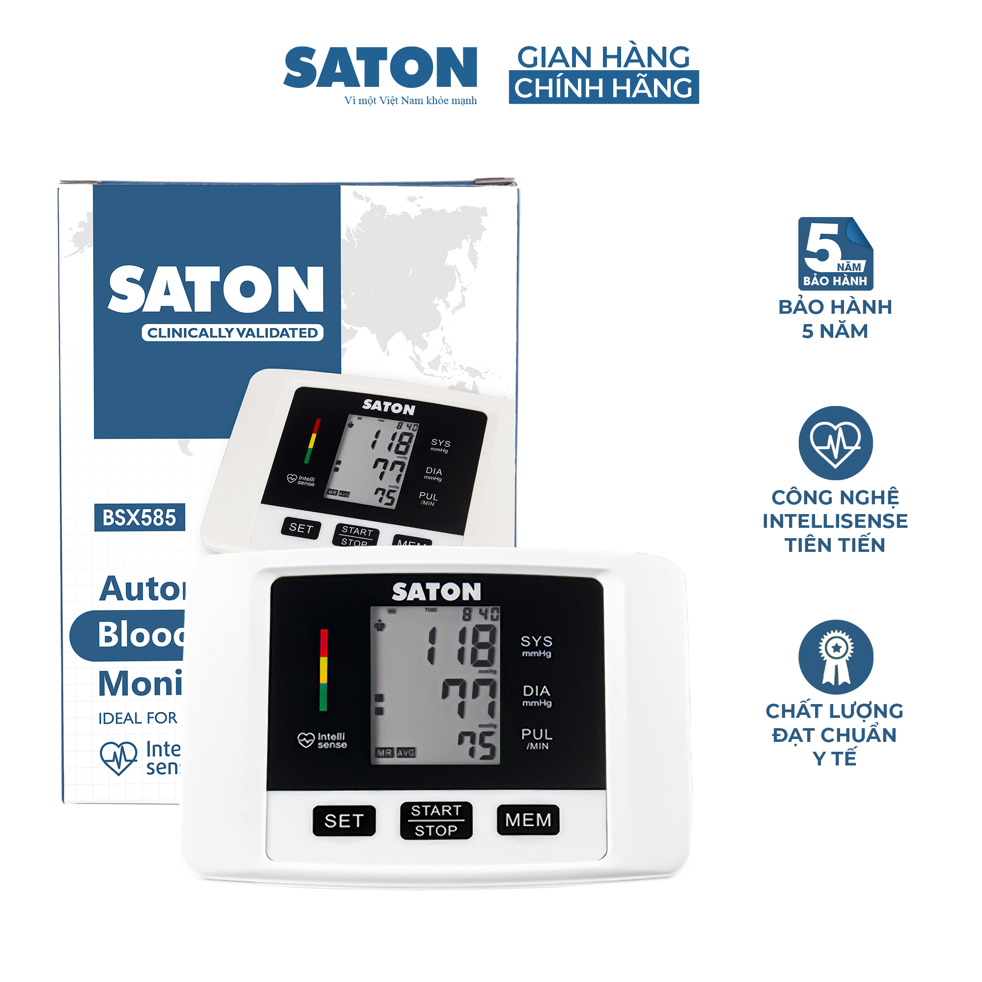 Máy Đo Huyết Áp SATON BSX585