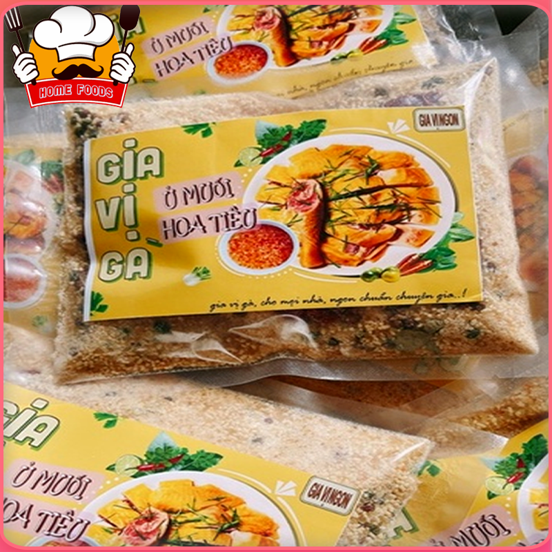 Gia vị gà ủ muối hoa tiêu gói 300g dùng cho 2-3 con gà