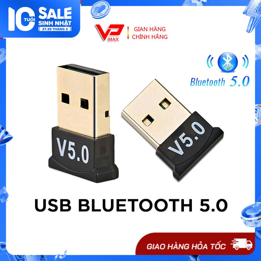 USB Bluetooth 5.0 Kingmaster Dùng cho Laptop PC thu phát sóng bluetooth cho loa âm ly