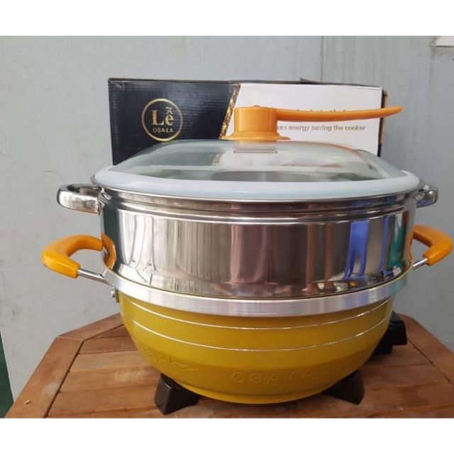 Nồi lẩu điện đa năng 2 tầng Osaka> Bảo hành 12 tháng