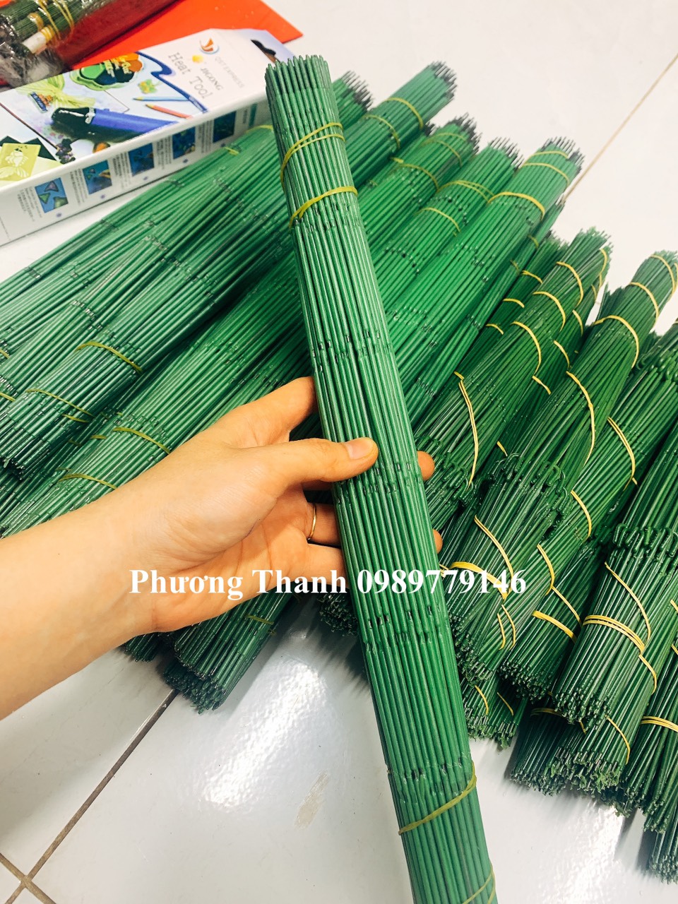 Kẽm cành, kẽm bọc nhựa 40cm,bó 40cm