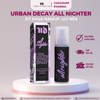Xịt Khoá Makeup Urban Decay All Nighter Makeup Setting Spray