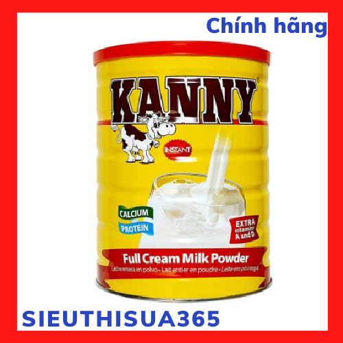 Sữa bột dinh dưỡng nguyên kem Kanny 900g