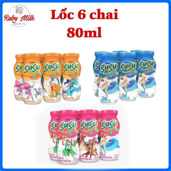 Lốc 6 Chai Sữa chua uống Susu 80ml