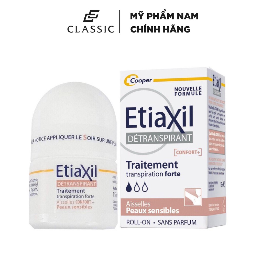 Lăn ngăn mùi và mồ hôi Nhãn Nâu Etiaxil 15ml