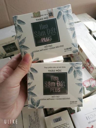 Trà hoa sâm đất plus mẫu mới dạng viên hộp 30 viên