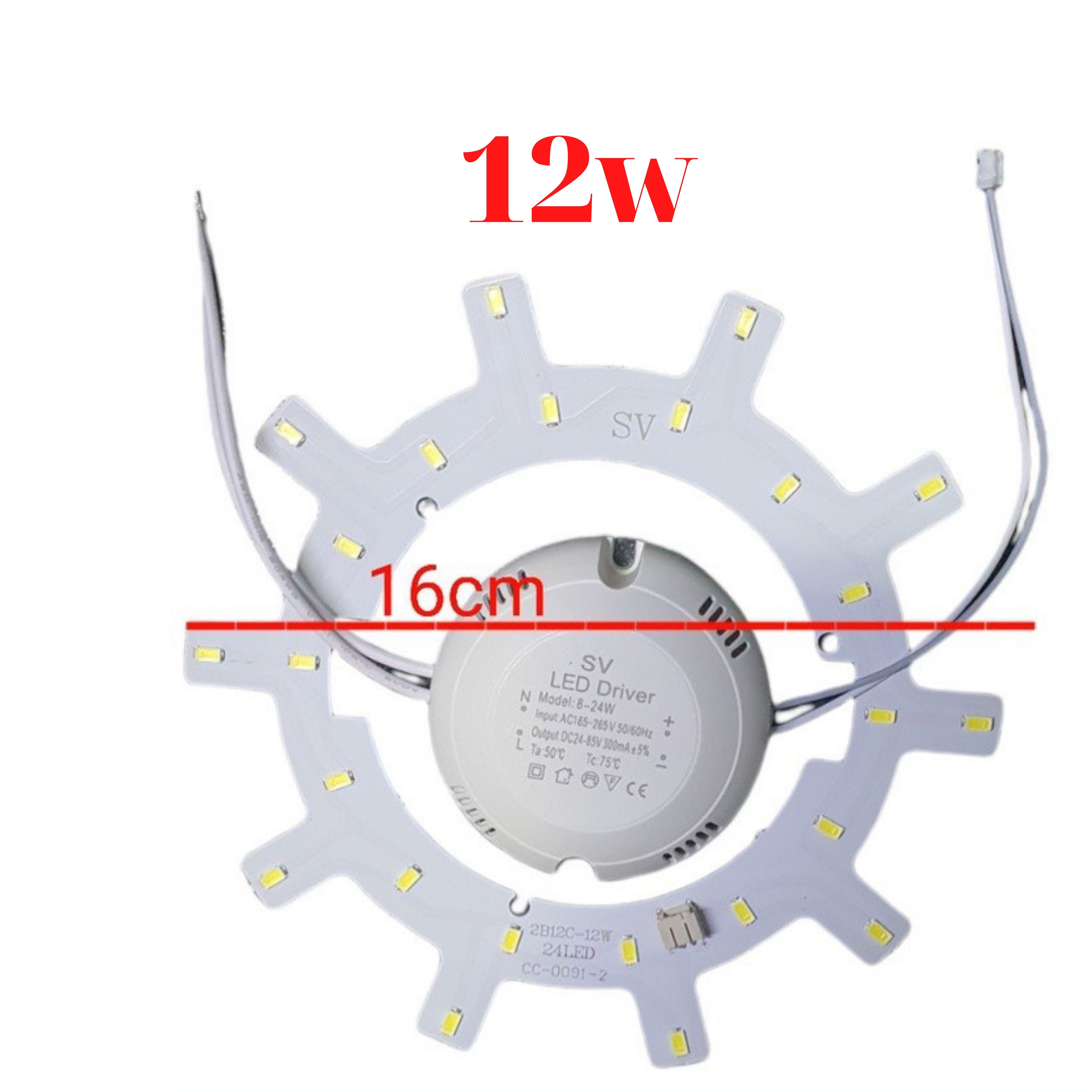 Bóng led vòng thay thế đèn trần ,đèn hào quang 12W