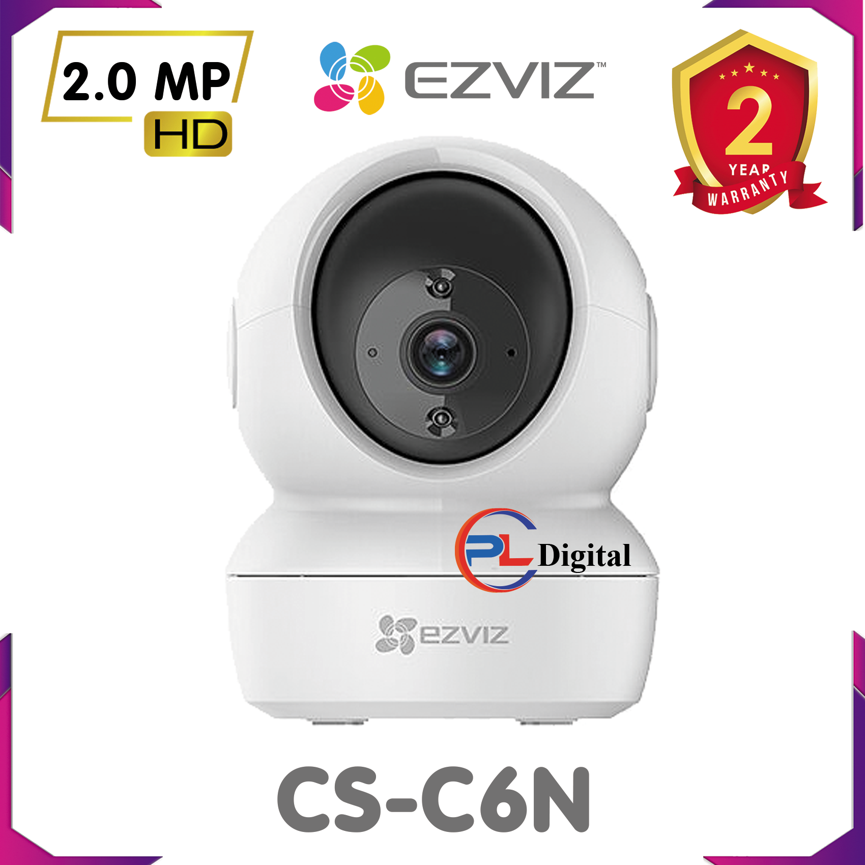 Camera Ip Wifi Ezviz C6N 2.0 Mpx HD 1080P - Hàng Chính Hãng