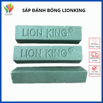 HCM 1 Viên Sáp Đánh Bóng Lơ Đánh Bóng Kim Loại Inox Đồng Nhôm.. Hiệu Lionking 200x30x40