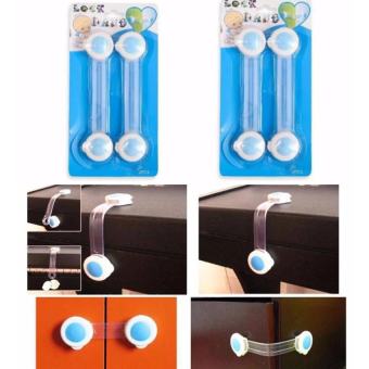 Đai Khóa Chốt Gài Tủ Lạnh, Khóa Ngăn Kéo, Khóa Cài Cửa Tủ Đồ Chốt Cài An Toàn Cho Bé, Chốt Cài Tủ Lạnh Tủ Đồ Ngăn Kéo Nhựa Tổng Hợp