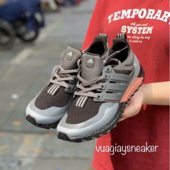 Giày thể thao sneaker ultraboost TRIP đen xám