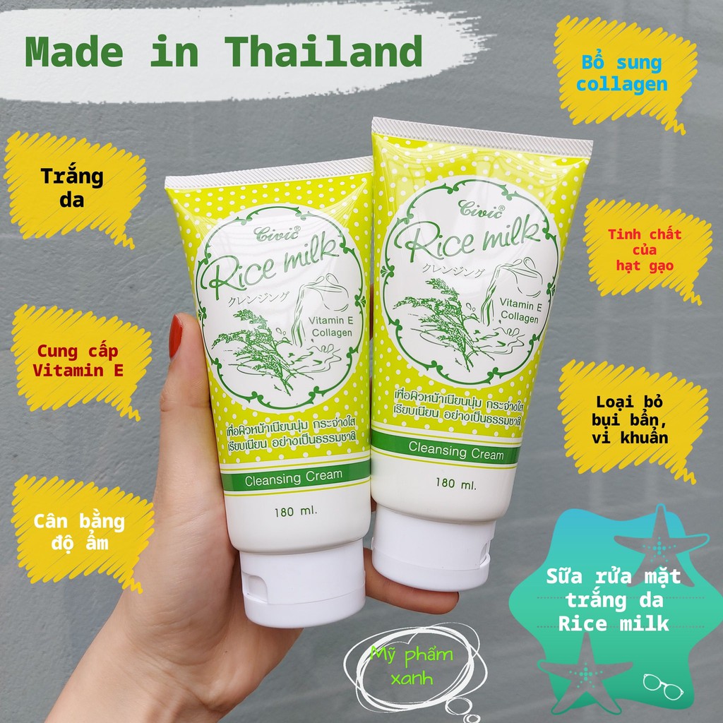 Sửa rửa mặt gạo Thái lan