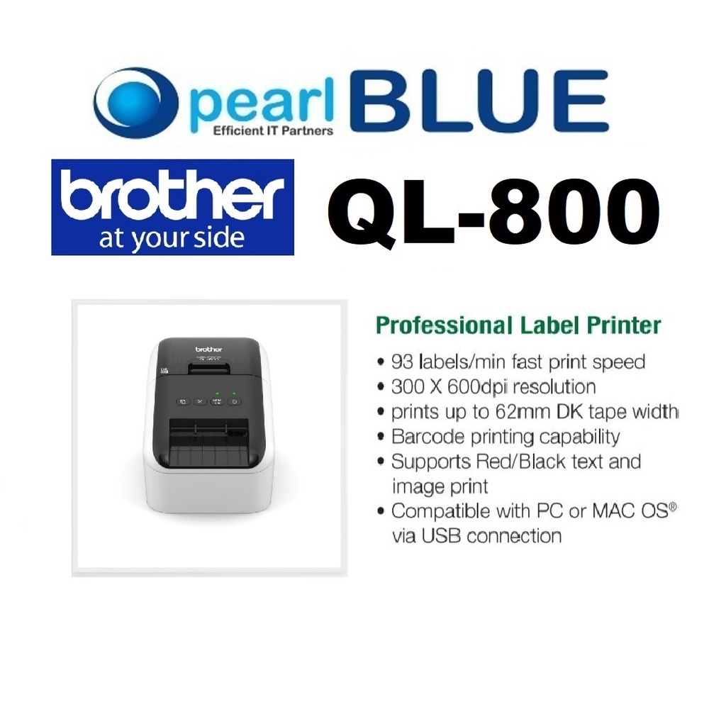 Brother QL-820NWB Professional Ultra Flexible Label Printer with Multiple  Connectivity Options Lazada Singapore