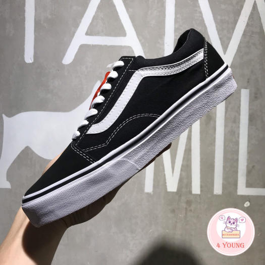 Giày Vans-Old Skool Đen Full Box Full Size Nam Nữ Bảo Hành 12 Tháng Đi Không Vừa Được Đổi Size