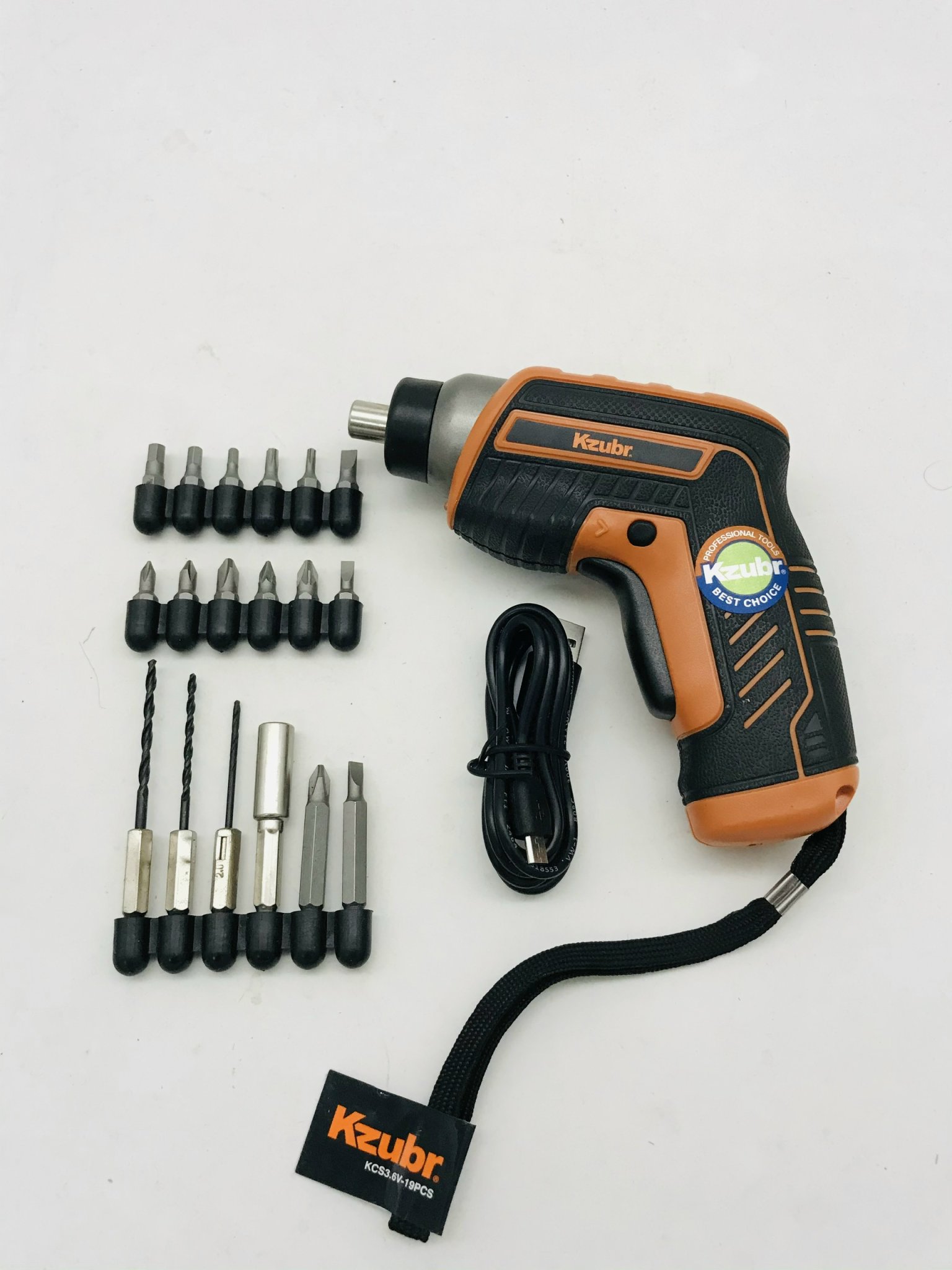 Máy khoan, bắt vít ốc cầm tay mini kzubz xài pin sạc