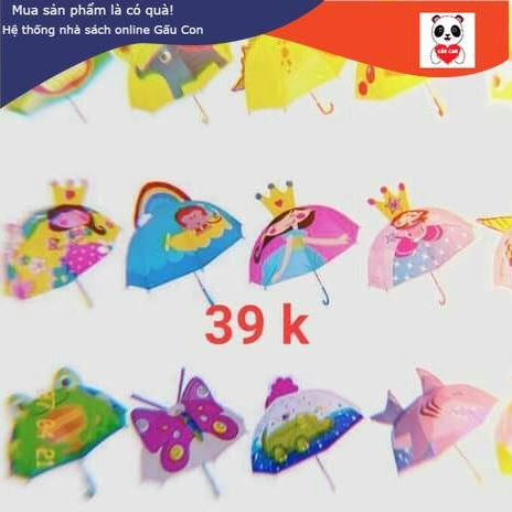 Ô dù cho em bé và người lớn dễ thương và tiện lợi dùng du lịch dã ngoại đi chơi, đi học đa dạng mẫu kiểu dáng