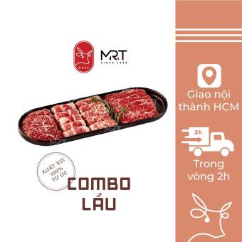 Combo lẩu Bò Úc siêu ngon 500gr  100% nhập khẩu  Ba chỉ, Bắp bò, Gù và Lõi nạc vai  Giao siêu tốc HCM