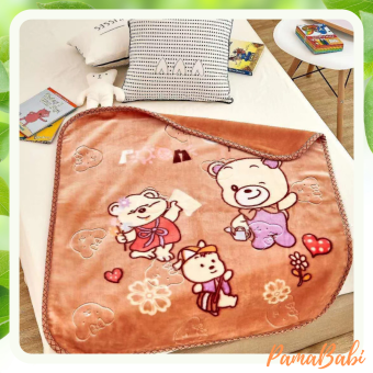 Chăn lông tuyết loại dày đắp mùa đông cho bé, chăn lông tuyết 2 lớp 1mx1m1