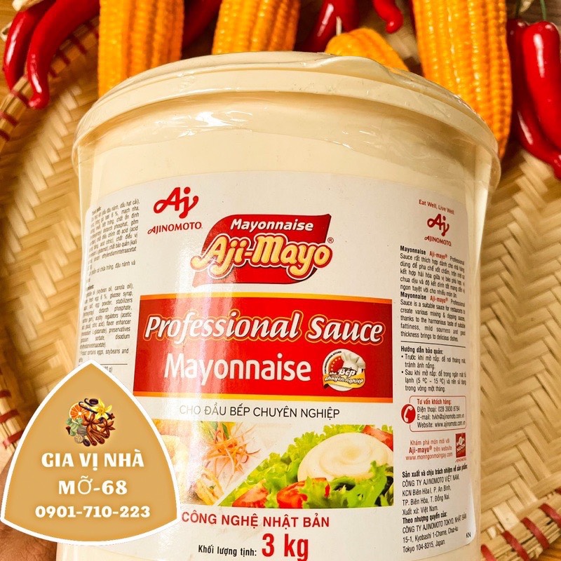 SỐT MAYONNAISE AJI-MAYO 3KG